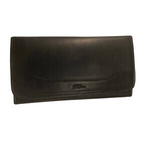 Vintage LL Bean Leather Tri-fold Passport/cc/money Travel Folder 8.75x4.75x.75